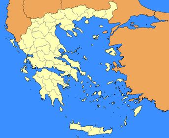 map of Greece